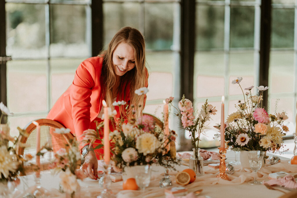 décoration de table mariage par une professionnelle